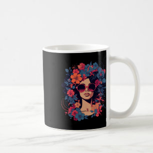 Afro Hair Natural Black History Pride Black Melani Coffee Mug
