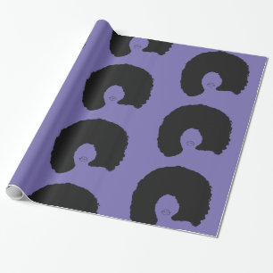 Afro Hair Wrapping Paper