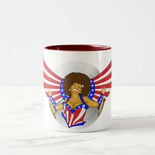 Afro Love Angel Mug
