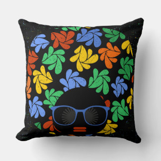 Afro Love Colourful Pillow