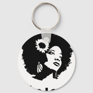 Afro Love Key Ring