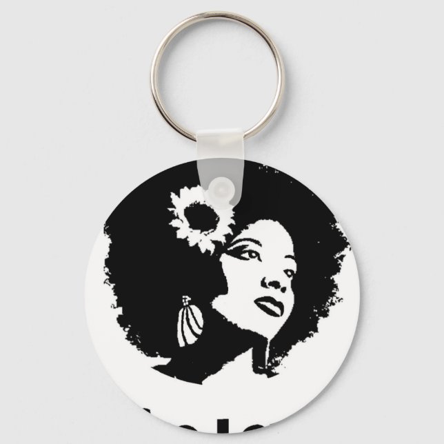 Afro Love Key Ring (Front)