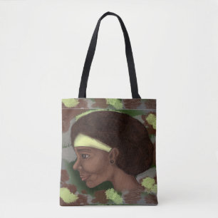 Afro mama tote bag