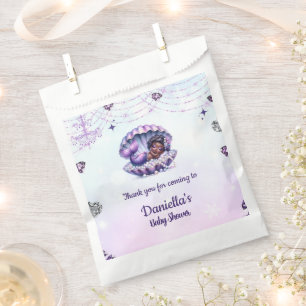 Afro Mermaid Baby Shower Favour Bags