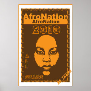 Afro Nation 2010 All stars Sports Poster