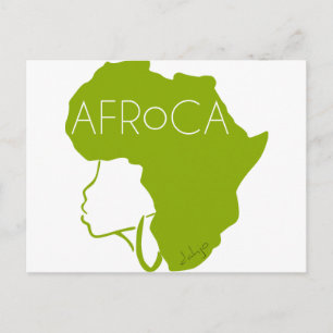 Afro Natural Black Hair Postcard