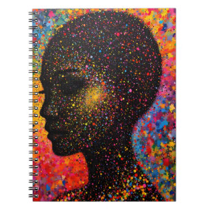 Afro Nebula Whisper – Black History Celebration Notebook