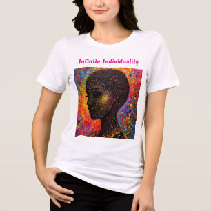 Afro Nebula Whisper – Black History Celebration Tri-Blend Shirt