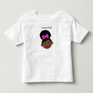 Afro Puff Little Girl   Gramma's Doll Toddler T-Shirt