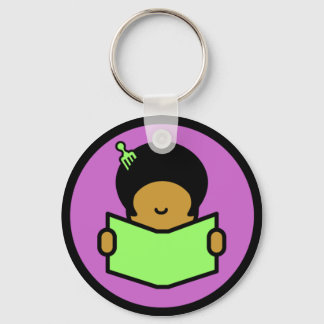 Afro Reader - Keychain