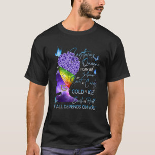 Afro Sagittarius Queen Sweet As Candy Birthday Bla T-Shirt