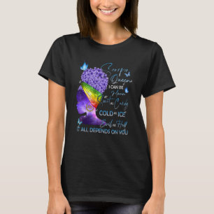 Afro Scorpio Queen Sweet As Candy Birthday Black W T-Shirt