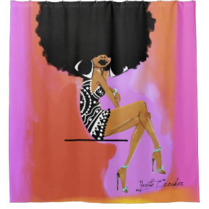 Afro Soul Shower Curtain