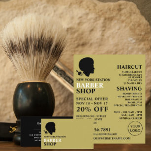 Afro Style, Men's Barbers Advertising Flyer