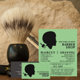 Afro Style, Men's Barbers Business Card