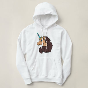 Afro Unicorn Divine Hoodie
