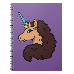 Afro Unicorn   Divine Notebook