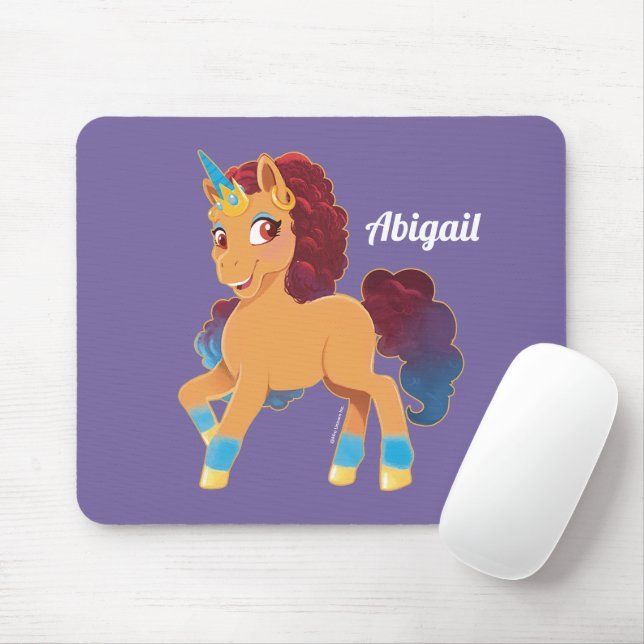 Afro Unicorn | Divine Prancing Mouse Mat (With Mouse)