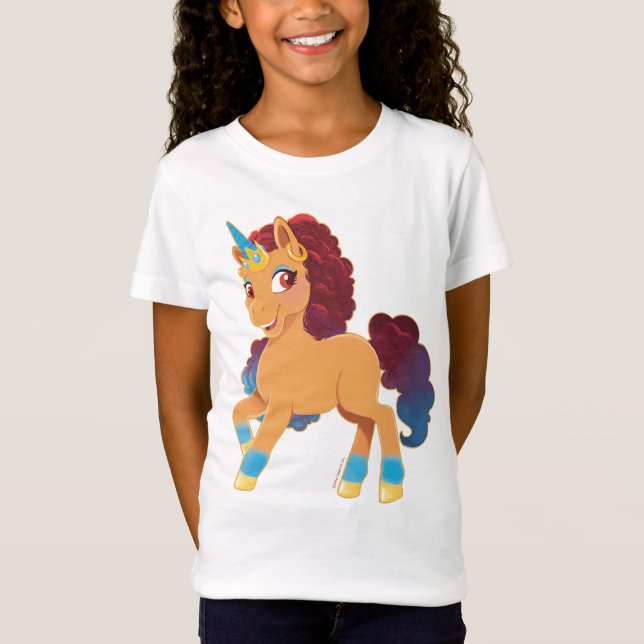Afro Unicorn | Divine Prancing T-Shirt (Front)