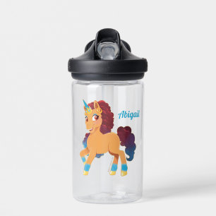 Afro Unicorn   Divine Prancing Water Bottle