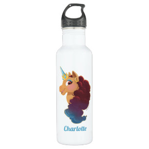 Afro Unicorn   Divine the Unicorn 710 Ml Water Bottle