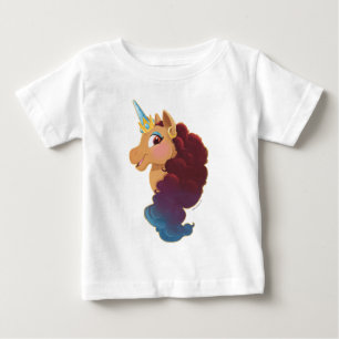 Afro Unicorn   Divine the Unicorn Baby T-Shirt