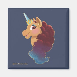 Afro Unicorn Divine the Unicorn Magnet