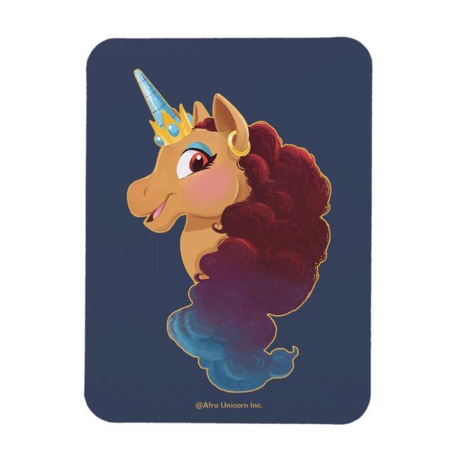 Afro Unicorn | Divine the Unicorn Magnet (Vertical)
