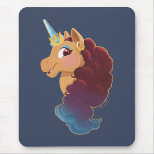 Afro Unicorn   Divine the Unicorn Mouse Mat