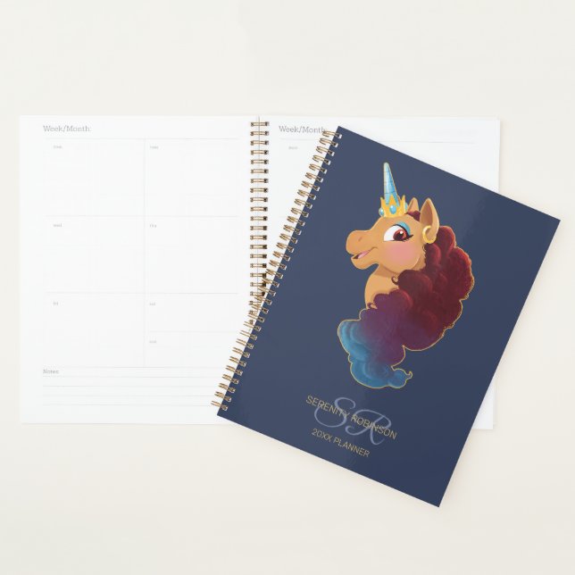 Afro Unicorn | Divine the Unicorn Planner (Display)