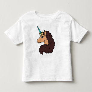 Afro Unicorn Divine Toddler T-Shirt