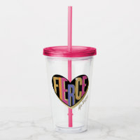 Afro Unicorn Fierce Heart Design