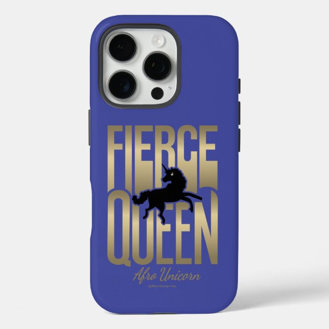 Afro Unicorn Fierce Queen Case-Mate iPhone Case (Back)