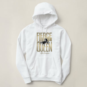 Afro Unicorn Fierce Queen Hoodie