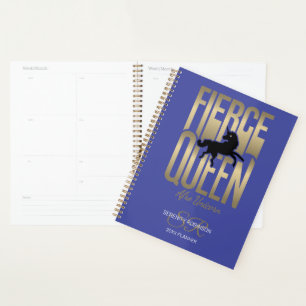 Afro Unicorn Fierce Queen Planner