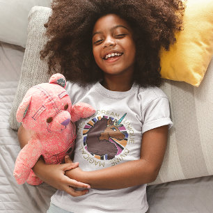 Afro Unicorn Living the Dream Design T-Shirt
