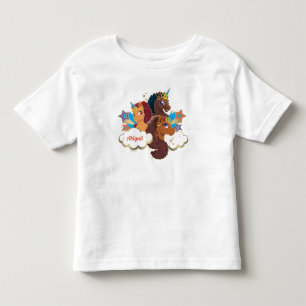 Afro Unicorn “Made of Magic” Trio Design Toddler T-Shirt