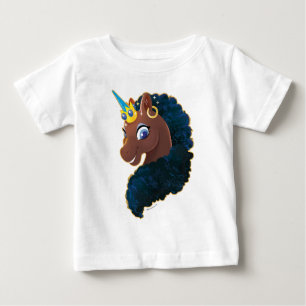 Afro Unicorn   Magical Baby T-Shirt