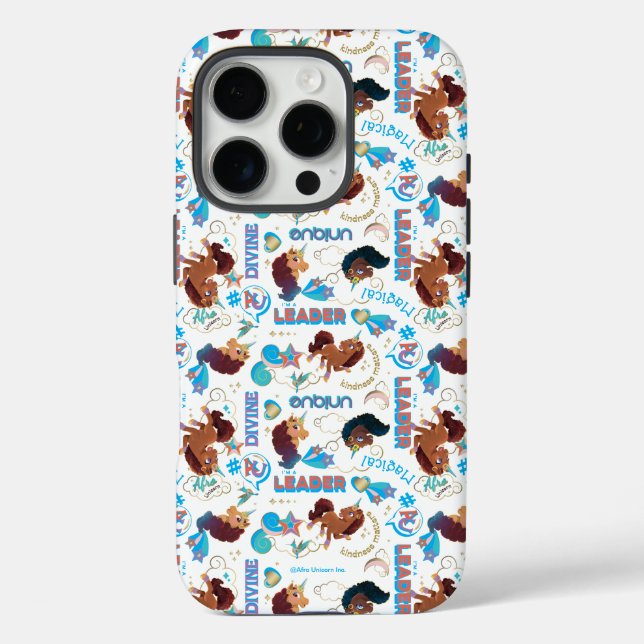 Afro Unicorn Magical Empowering Pattern Case-Mate iPhone Case (Back)