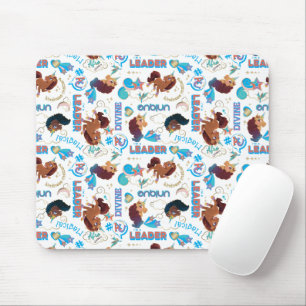 Afro Unicorn Magical Empowering Pattern Mouse Mat