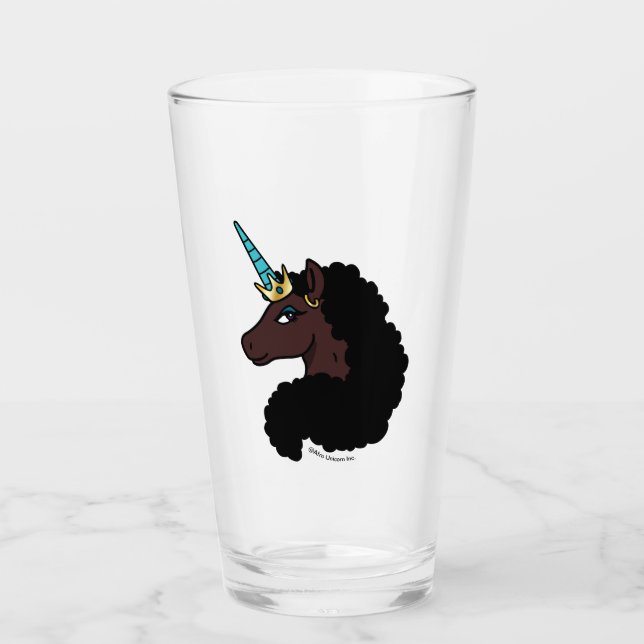 Afro Unicorn | Magical Glass (Front)