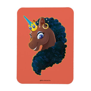 Afro Unicorn Magical Magnet