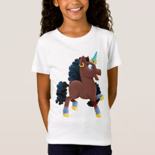 Afro Unicorn   Magical Prancing T-Shirt