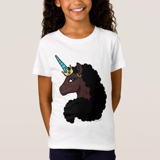 Afro Unicorn | Magical T-Shirt (Front)