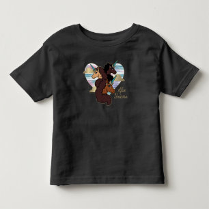 Afro Unicorn Trio Heart Design Toddler T-Shirt
