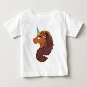 Afro Unicorn   Unique Baby T-Shirt