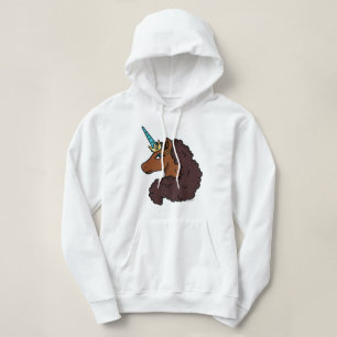 Afro Unicorn   Unique Hoodie
