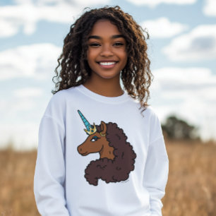 Afro Unicorn Unique T-Shirt