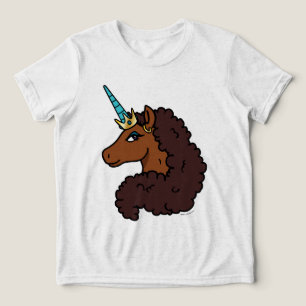 Afro Unicorn   Unique Tri-Blend Shirt