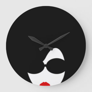 Afro Wall Clock